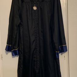 UCSD graduation gown and cap