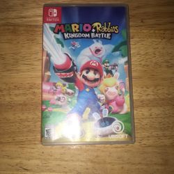 Mario +rabbids Kingdom Battle  Switch Game 