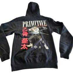 Primitive x Jujutsu Kaisen Hoodie Sweater Pullover Yuta Black Small