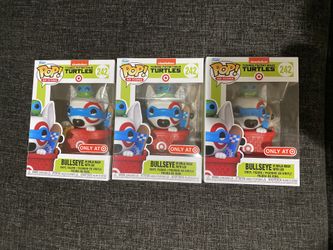 Bullseye Ninja Turtle Funko Pops