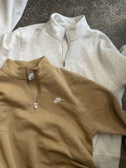 2 Nike quarter zips