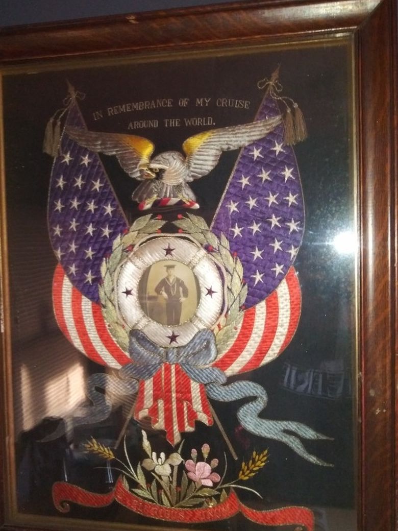 Civil War Era. Original Collectible Handmade Silk