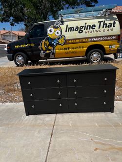 Black dresser