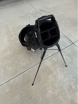 Vessel Lux Black Camo Golf Bag