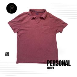 Levi’s Men’s Polo Shirt Size Large Red