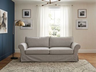 Pottery Barn Comfort Roll Arm Slipcovered Sofa 92”