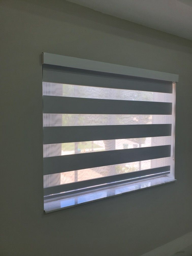 Cortinas Y Persianas Zebra Shades Light Filtering Or Dimout Collection
