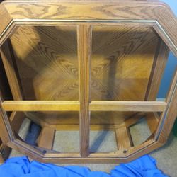 Solid Oak Coffee Table - Vintage 