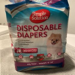 XS Dog Diapers 