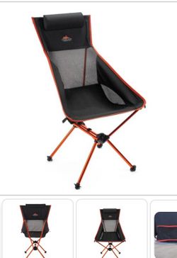 NEW Portable Backpacking Folding Chair