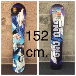 BRAND NEW !!! GNU Metal Gnuru Snowboard 152 cm