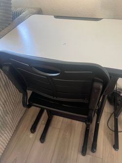 Black desk