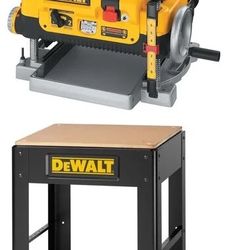 DeWalt DW735 13” x 6” Thickness Planer + Official DW7350 Stand – Like New!
