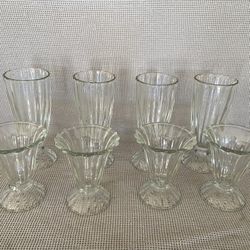 Soda Fountain (4) and Ice Cream Cups (4)