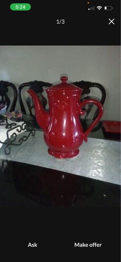 Tetera roja princess house