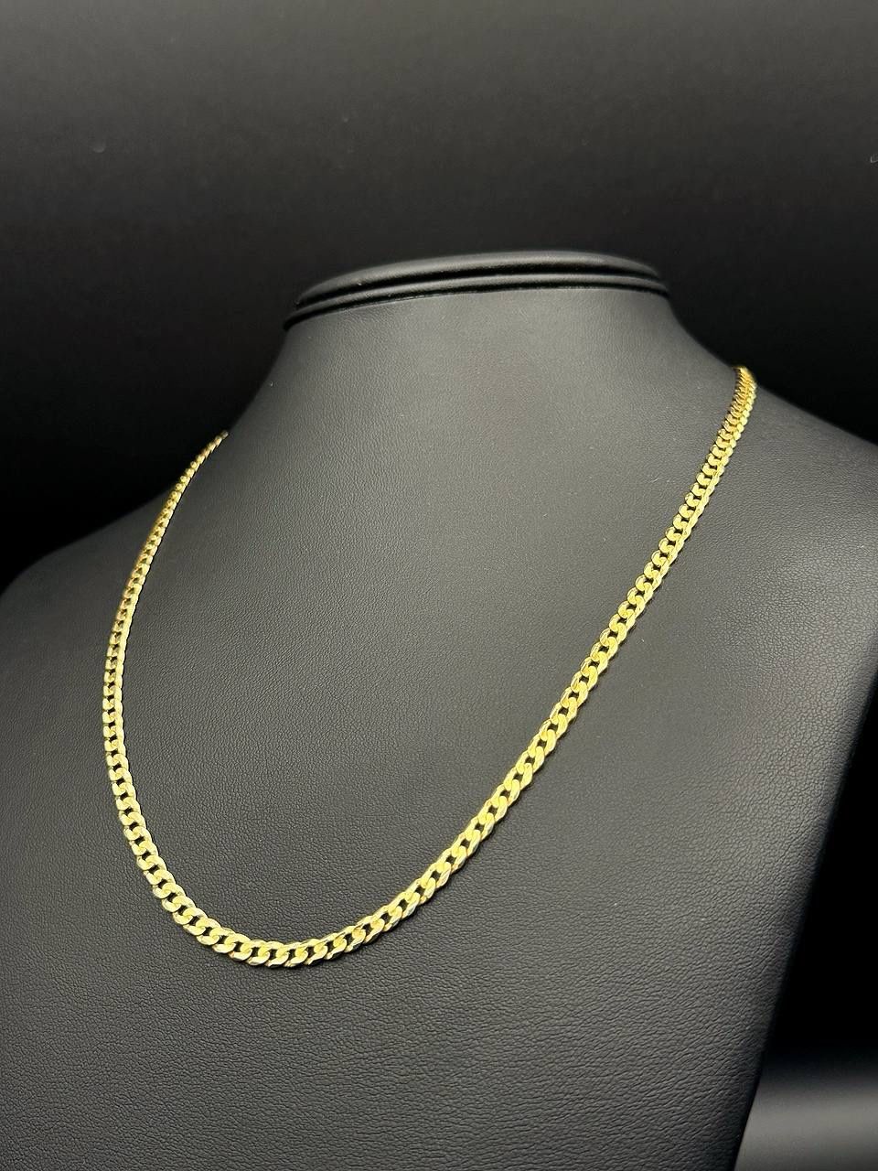 14k solid yellow gold 20.5” curb chain necklace 12 grams 4mm