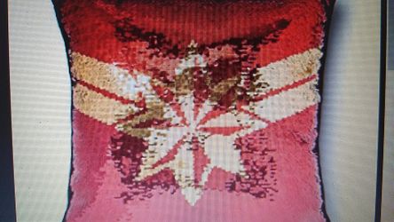 Marvel Captain Marvel Throw Pillow Red