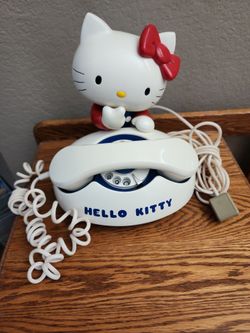 Sanrio Hello Kitty Vintage 1976 Rotary Telephone, Made in Japan