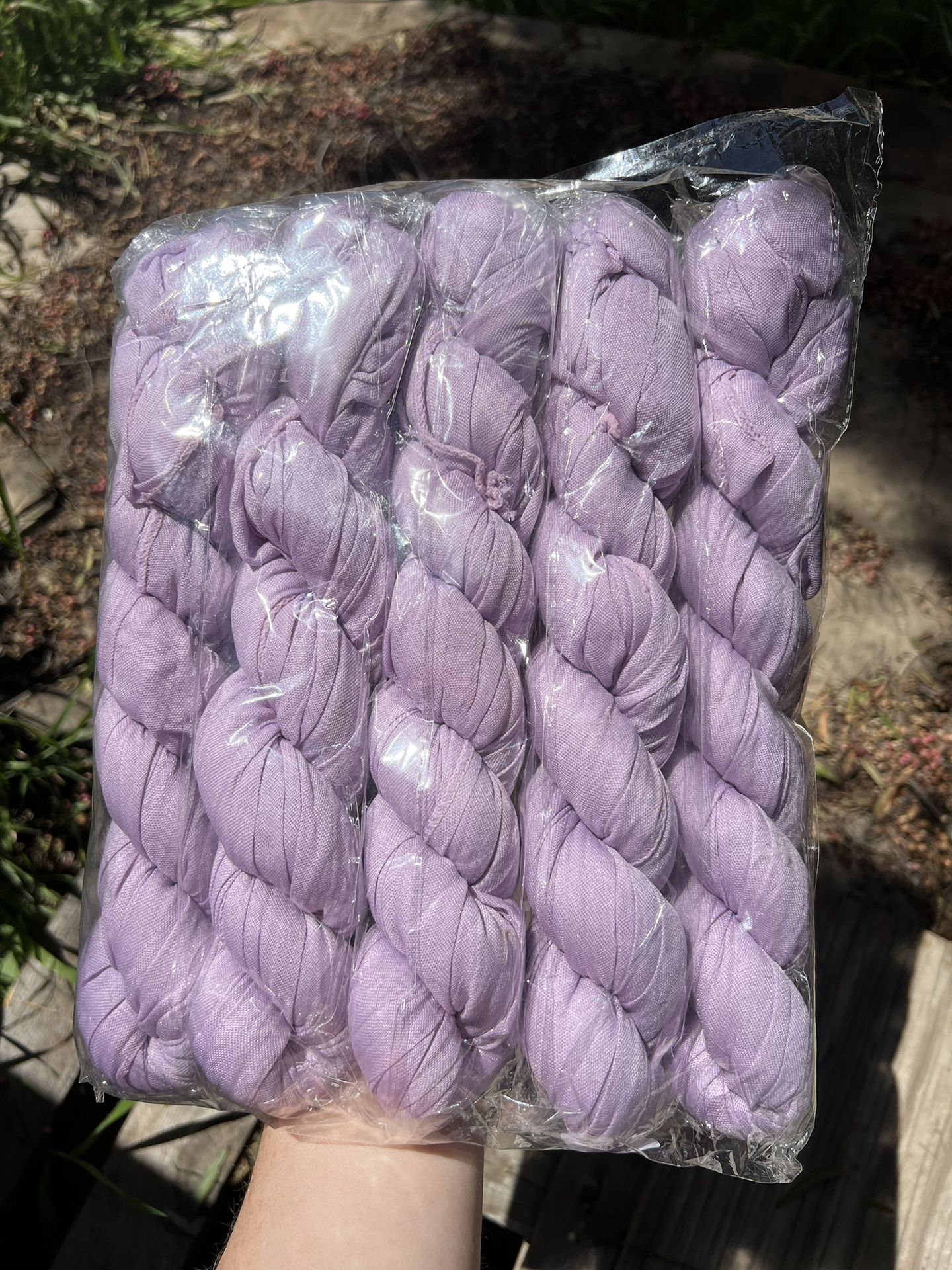 6 Lilac Light Purple Lavender Cheesecloth Table Runners 6ft each