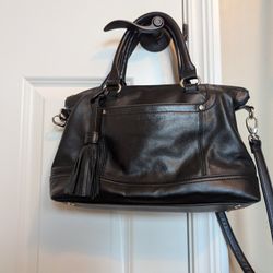 Genuine Leather Tignanello Brand Black Purse