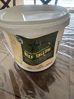 Stellar Pure Rendered Grass Fed Beef Tallow 3 lb #beef #tallow  New sealed