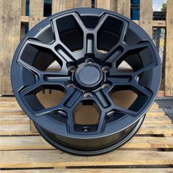 17x8 Extreme OE TR012 Satin Black Wheels | 6x139.7 | +5
