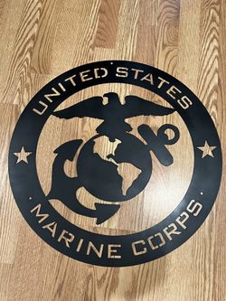 Marines Sign Aluminum