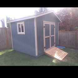 New 8x10 Shed With 2 Windows And Ramp Built New On Site