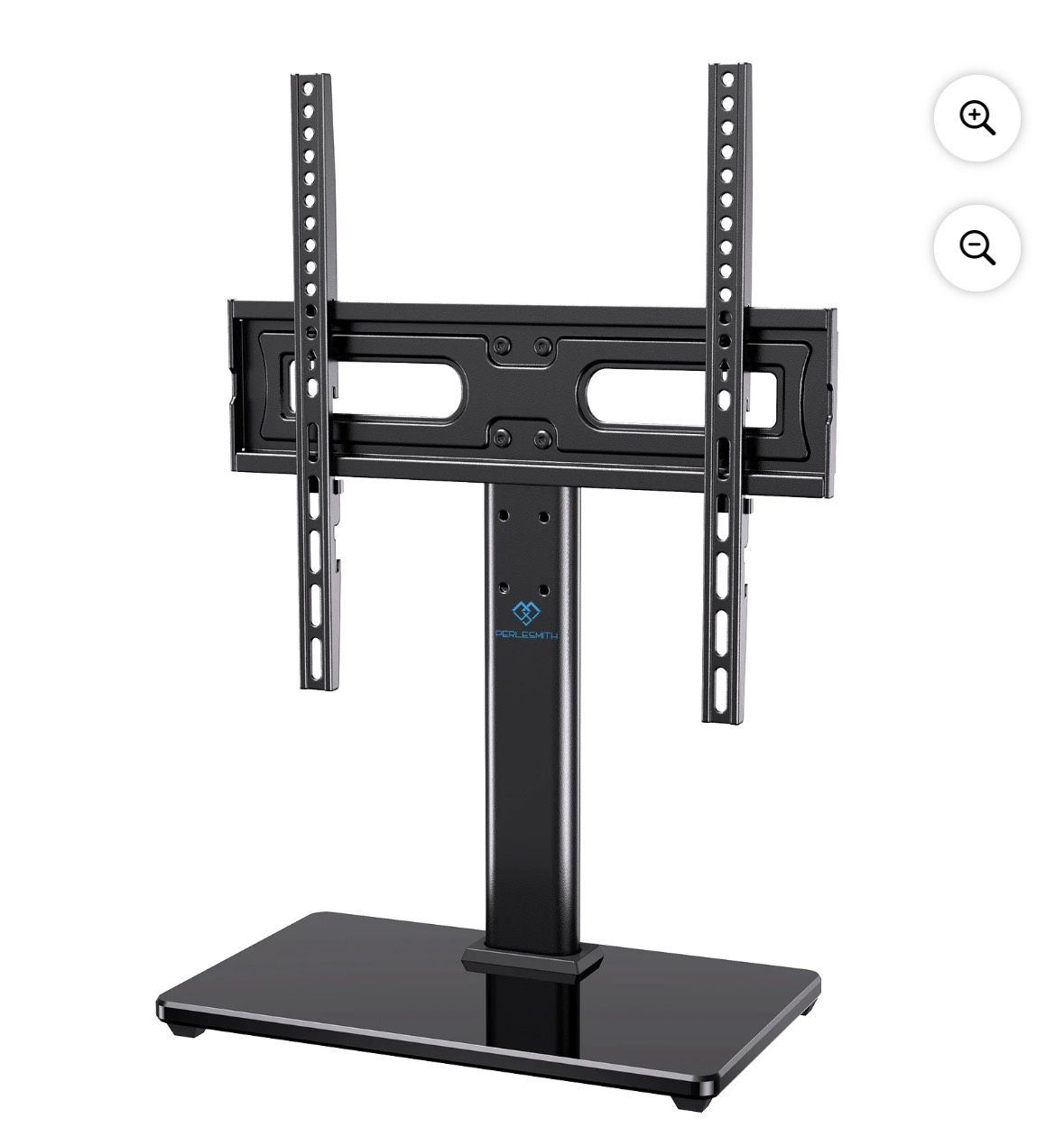 PERLESMITH Universal TV Base for 32"-60" TVs, ±35°Swivel, 88-lb Capacity, Max VESA 400x400mm, Height Adjustable, PSTVS28B