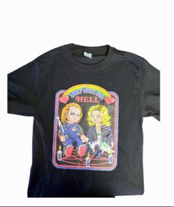 Chucky & Tiffany 'See You in Hell' Graphic Tee