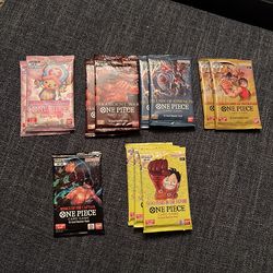One Piece Booster Packs and Treasure Booster Set