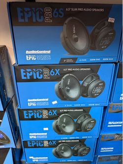 Audio control 6.5’ 4ohm shallow door speakers