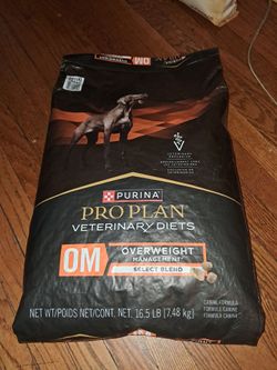 Purina Pro Plan Veterinary Diets OM Overweight Management Canine Formula Dry Dog Food, 16.5 lbs.