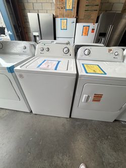 Amana washer and dryer