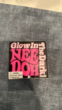 NEW Needoh Glow in the Dark Pink, pink Needoh