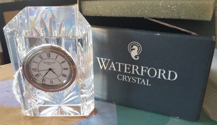 Waterford crystal clock