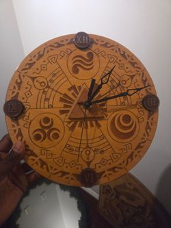 Wooden clock for sale