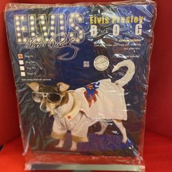 2006 Halloween Costume Pet Dog Elvis Presley Sz XS