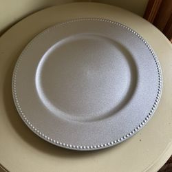 60 Silver Charger Plates 