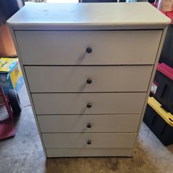 White dresser