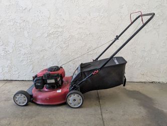 Troy-Bilt Gas Push Lawn Mower with Bag