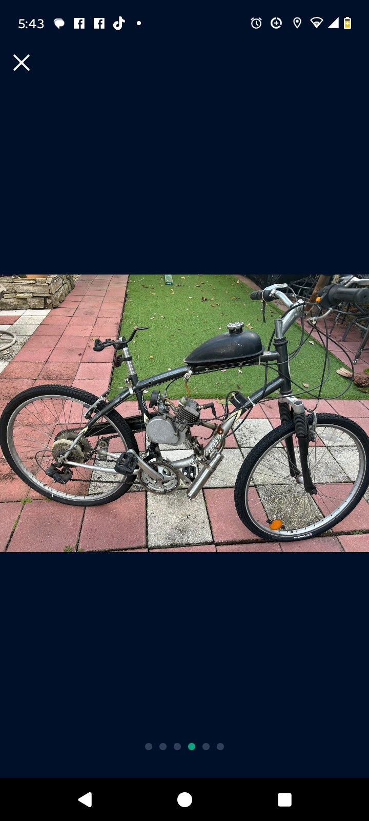 2 Motorized Bicycles 80cc Need Minor Work To Sell Or Trade For A Good Working Motorized Bike Or E Bike