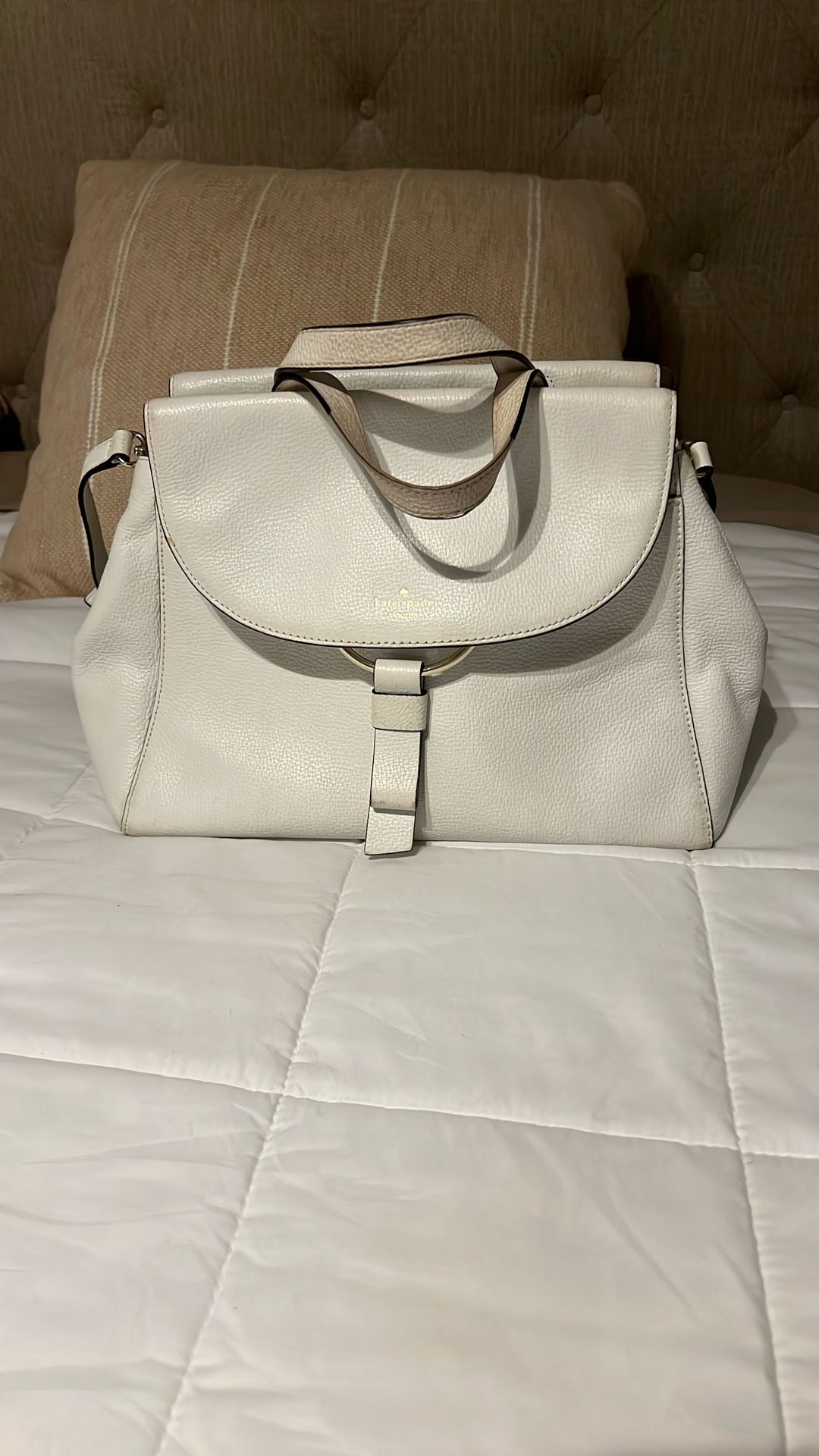 White Kate Spade purse 