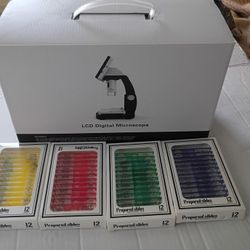 Microscope And Prepared Slides 