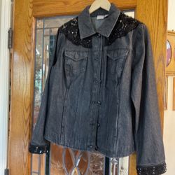 Chico Jeweled Denim Jacket  