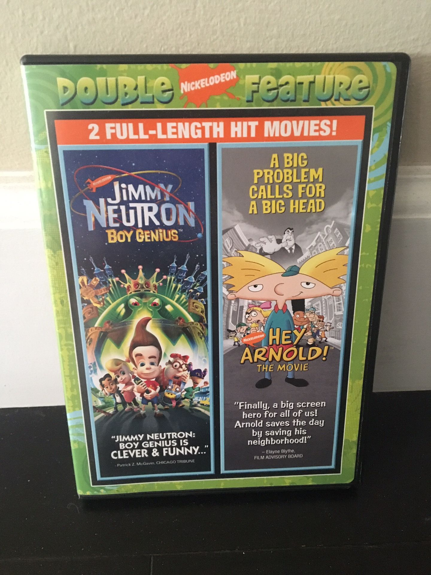 Jimmy Neutron and Hey Arnold Festure dvd!