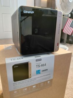 QNAP TS-464-8G 4-Bay NAS (8GB RAM, 2.5GbE) - 2 available