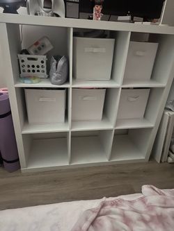 White Storage Shelf