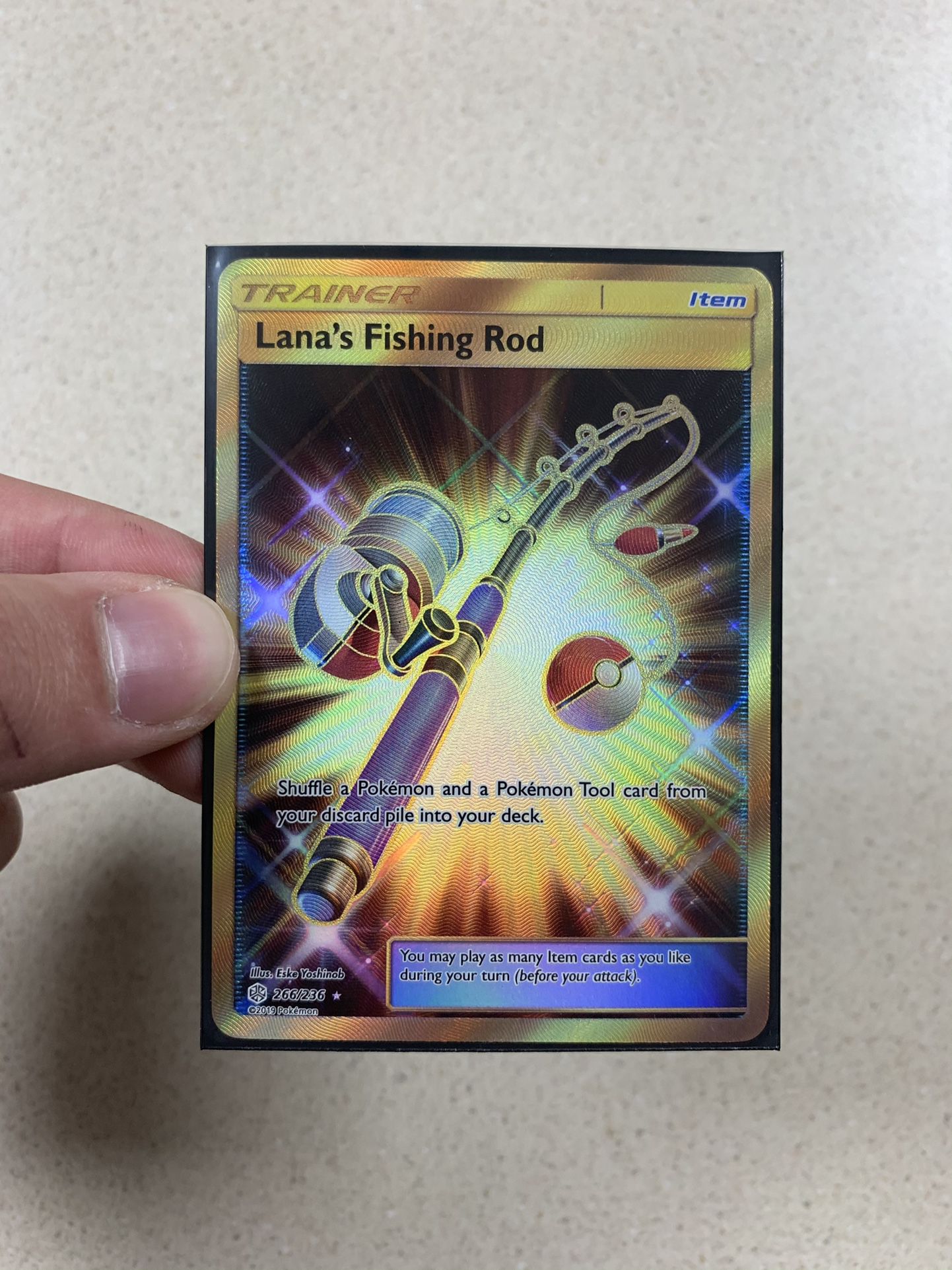 Pokemon Lana’s Fishing Rod - Cosmic Eclipse