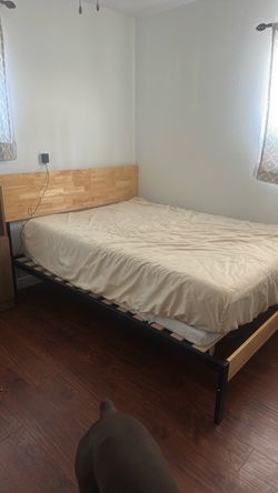 Queen bed frame only